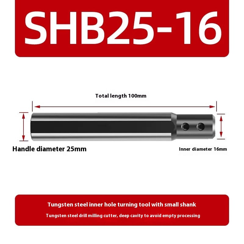 2089- CNC Lathe Small Hole Tool Sleeve SHB-25 - Small Diameter Tool Holder Inner Hole Jacket Round Handle Shandong Denso Pricision Tools Co.,Ltd.